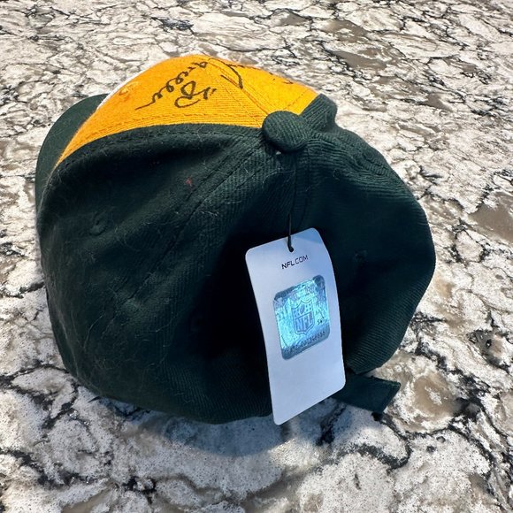 NWT Youth Green Bay Packers Autographed Ahman Green NFL Hat - Picture 2 of 3